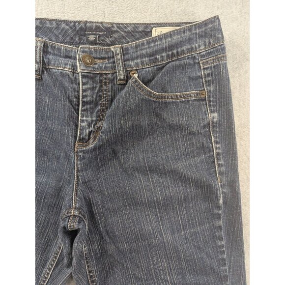 Tommy Hilfiger Jeans Womens Size 10 Blue Classic Bootcut American Hope Whiskers - Picture 3 of 16